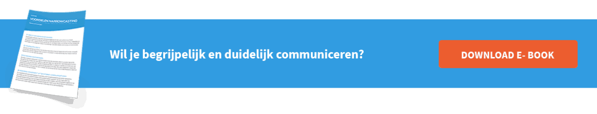 Wil je begrijpelijk en duidelijk communiceren?